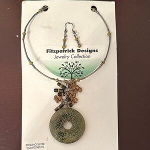 Green and Brown Necklace